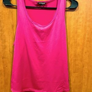 NWT Bebe athletic tank top-small pink